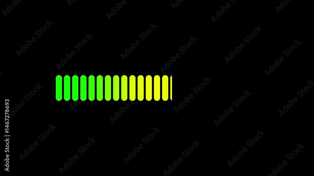 Poster audio waveform spectrum animation. alpha channel, spectrum audio animation.