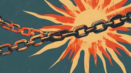 Breaking free from rusty chains, explosive energy