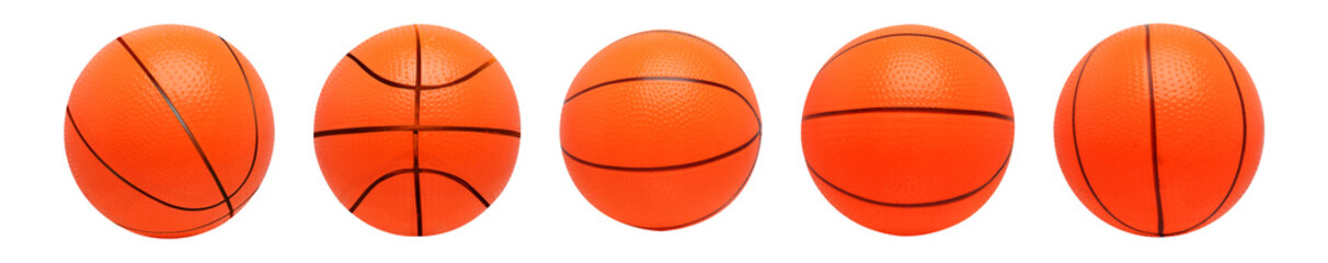Fototapeta premium Orange basketball on transparent background png