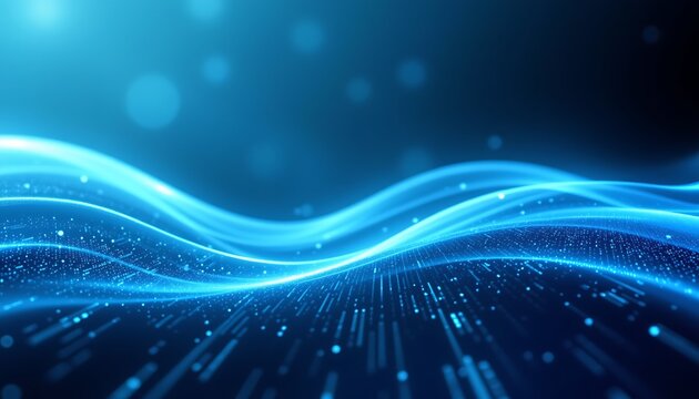 cool gradient glow abstract light background for digital dashboards â€“ smooth transition of icy blue, aqua, and cyan with a subtle shine, pixelated textures, and a tech friendly vibe.