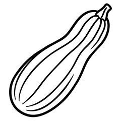Zucchini icon vector