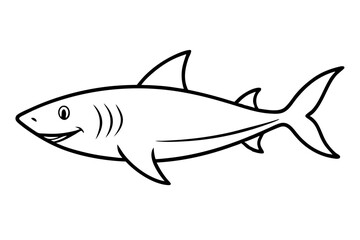 Geometric Shark Vector