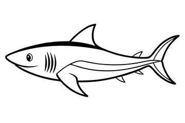 Geometric Shark Vector