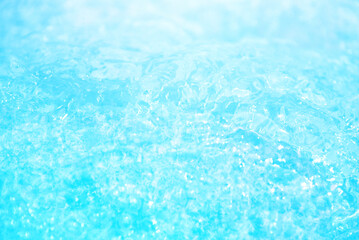 水イメージ　澄んだ河川や海の水面　水しぶきや気泡　波紋　環境　夏の清涼イメージ
