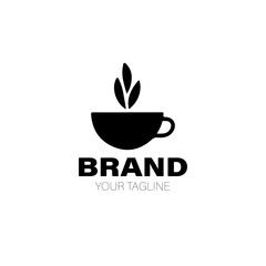 Tea Logo. Tea Logo Design. Tea Logo Brand. Tea Logo Vector Design Isolated on White Background