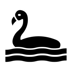 Inflatable Float  Vector Glyph Icon Design