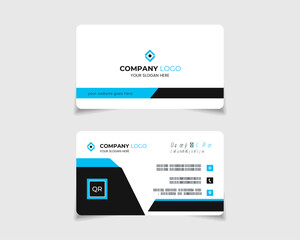 Simple  and modern business card design professional business card template.