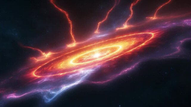 Science fiction wallpaper showcasing the beauty of deep space.