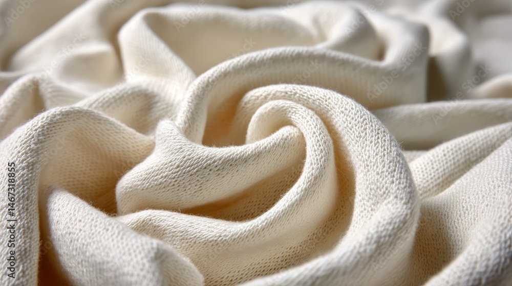 Leinwandbilder woven white canvas fabric creates a detailed texture display with fine fibers and natural shadows, l