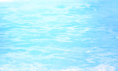 水イメージ　河川や海の水面　波紋　環境　夏の清涼イメージ