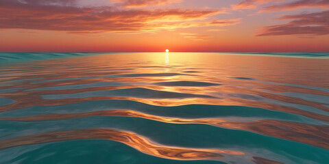 Fototapeta premium sunset on the beach