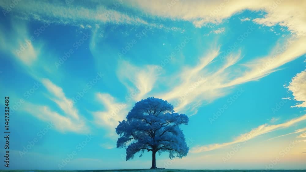 Poster setting for tree