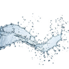 water splash isolated on png background
