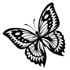 black butterfly tattoo