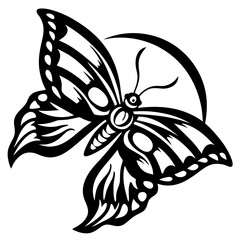 black butterfly tattoo