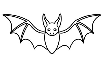 Fototapeta premium Winged Night Linework