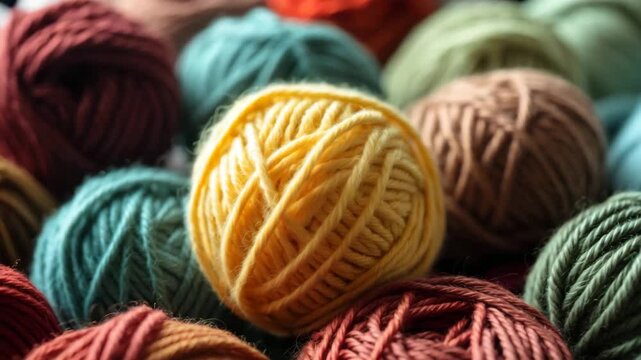 Woolen handmade orbs