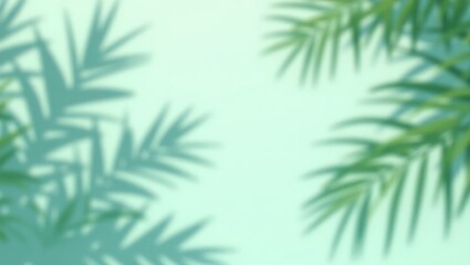 Fototapeta premium Tropical Plants Nature Outdoor - Vibrant Tropical Plant in Sunlit