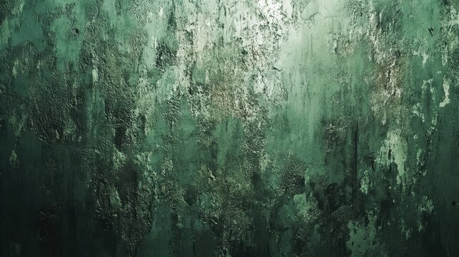 Stunning aged copper surface with vibrant green patina and intricate rough textures creating a unique vintage metal background