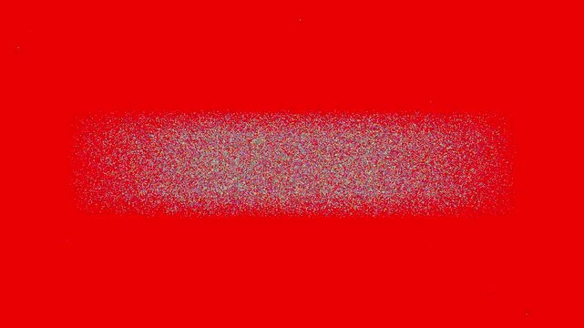 Word GOODBYE followed by the year 2025 displayed in a format formed by numerous tiny dots grouping to create the text against a vibrant colorful backdrop signifying a farewell to the year