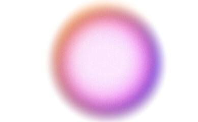 Abstract grainy gradient shaped cutout on transparent background, blue purple color glowing noisy gradient shape, vibrant grungy shaped, digital noise effect.