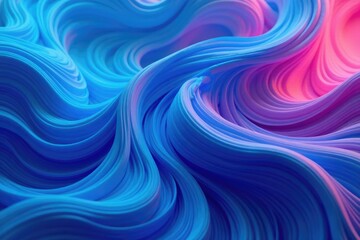 Fototapeta premium Abstract blue swirls, mesmerizing fluid motion, vibrant color gradient Background texture, design element , blue, navy