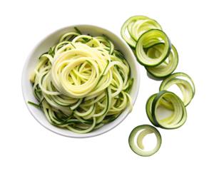 spiralized zucchini noodles