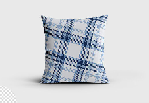Fabric Cushion Pillow Case Mockup