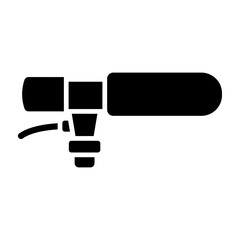 Perm Camera Mic  Vector Glyph Icon Design