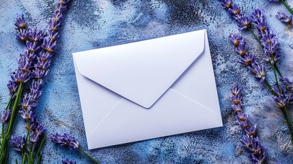 Elegant lavender stationery with a crisp white envelope, perfect for invitations