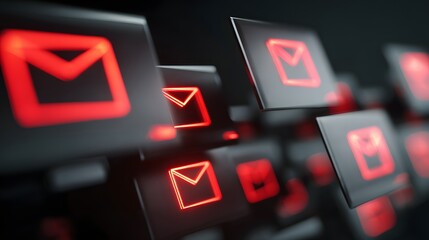 A Digital Threat Illustration Warning How Phishing Attacks and Online Scams Can Deceive You and Steal Your Personal Information Concept