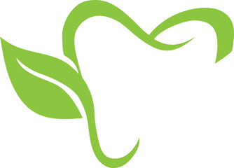 Eco-Friendly Green Dental Care Logo