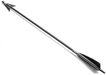 Single Arrow Against White Backdrop Symbolizing Precision, Direction, and Focused Intent