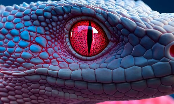 Reptilian eye detail