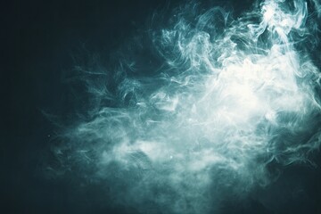 Smoky teal abstract background