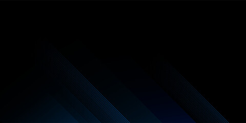 Black dark navy blue silver abstract pattern background. Geometric shape. Line triangle angle fold polygon diamond 3D simple abstract modern