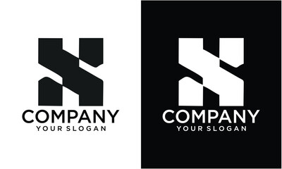 Creative Real estate lettering logo design template. Vector illustration.