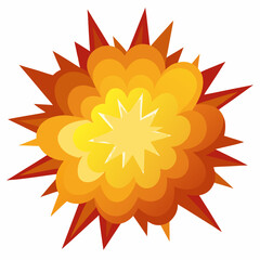 explosion vector illustration