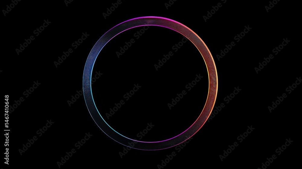 Poster simple abstract circle in gradient colors stock photo --ar 16:9 --raw --v 6 job id: 1d33ec83-3c81-46