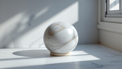 Photorealistic image of a marble set on a kid’s playmat