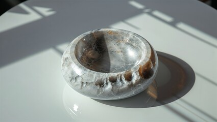 Photorealistic image of a marble set on a kid’s playmat