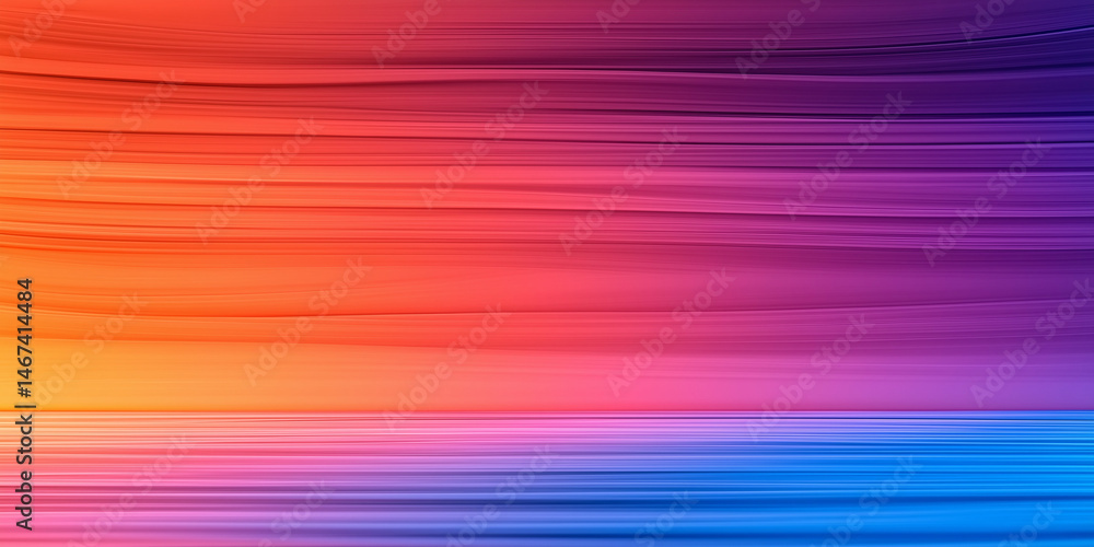 Aufkleber abstract gradient background with a smooth and fluid composition of vibrant colors and layered forms