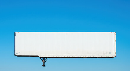 Obraz premium White rectangular technical object