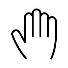 Obraz premium Hand icon. sign for mobile concept and web design. vector illustration