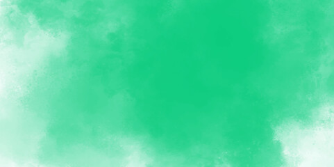 Light Green Water Color Texture Background. Abstract watercolor clouds pattern in green tones. Spring background with place for text.	