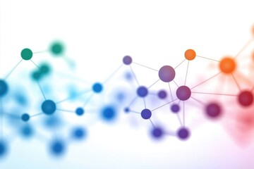 Abstract network connection molecule structure for technology or science background