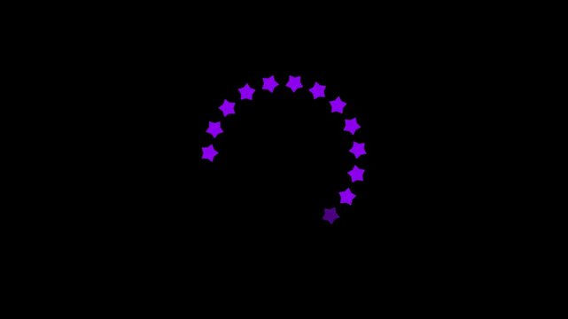 Glitch loading bar. Animation of cyberpunk style loading bar with glitch effect. Futuristic uploading progress bar with distortion effect isolated on black background. Loading screen cyberpunk style.
