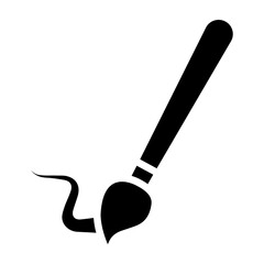 Brush Strokes  Vector Glyph Icon Design