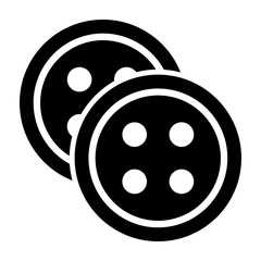 Buttons  Vector Glyph Icon Design