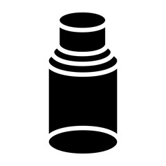 Calligraphy Ink  Vector Glyph Icon Design